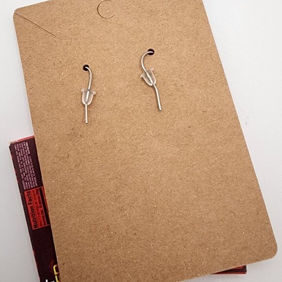 Mini-Brands "Hot Tamales" Stainless Steel Fishhook Earrings - Picture 3 of 3